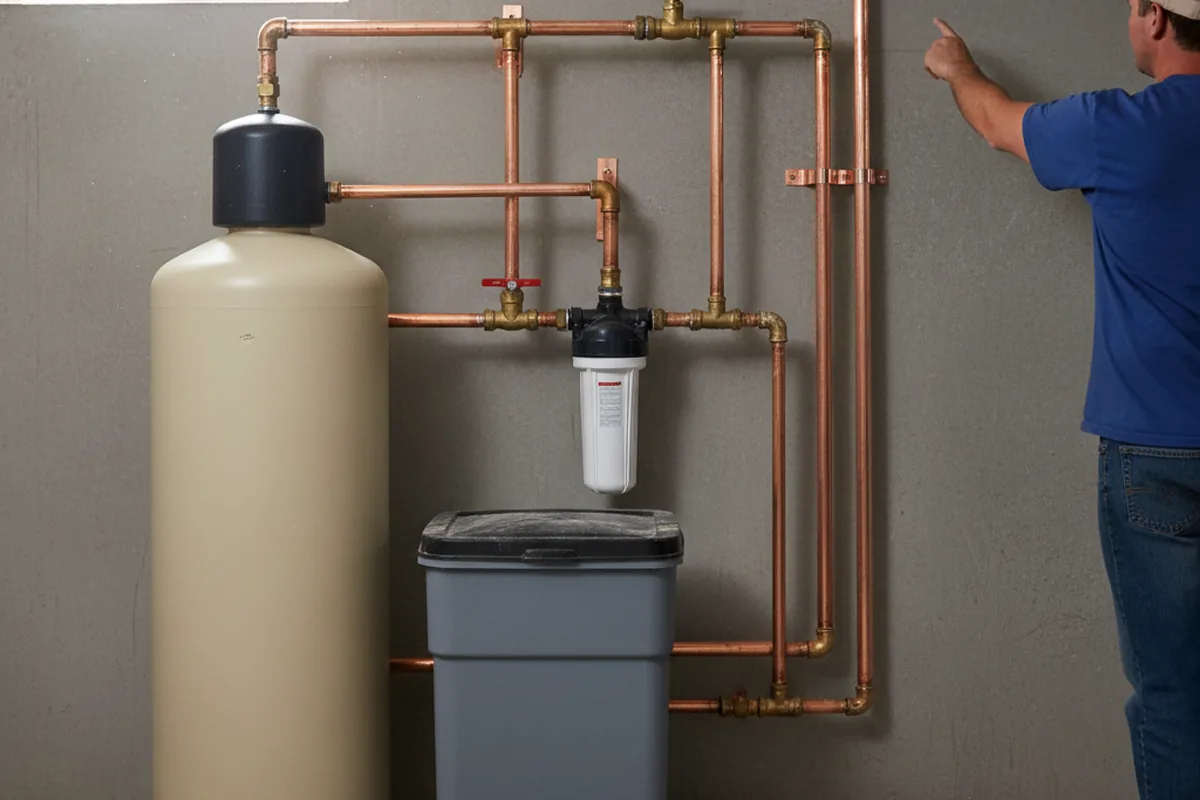 Whole-house water treatment system installed in Oakland City