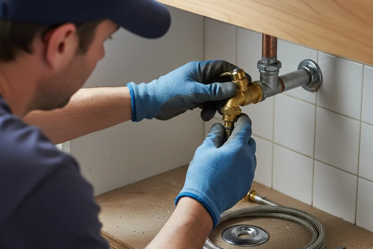 Shutoff valve and fitting work during Faucet and Fixture Repair in Oakland City